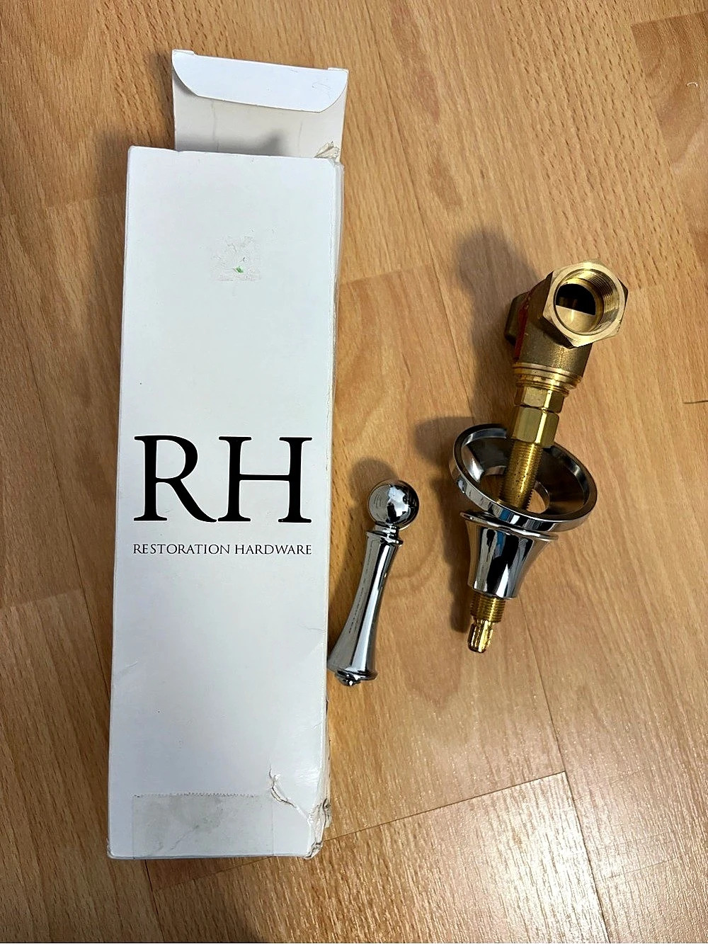 Restoration Hardware Edwardian Handle & Diverter Chrome